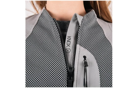 Kurtka tekstylna damska KNOX TOR LADY LIGHT GREY szary