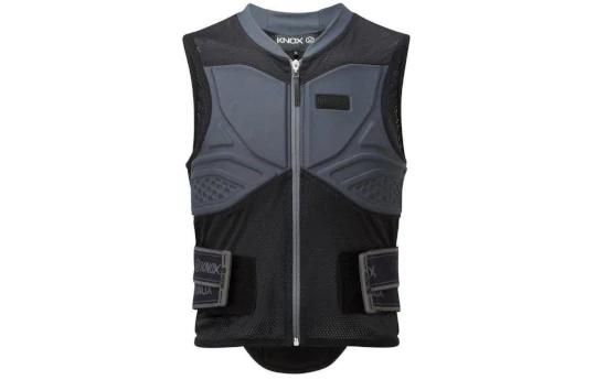 Kamizelka z protektorem pleców KNOX TRACK VEST czarny szary