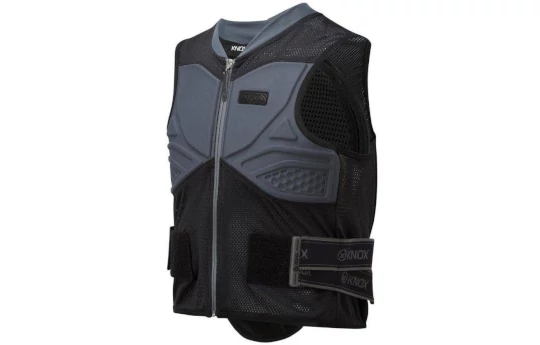 Kamizelka z protektorem pleców KNOX TRACK VEST czarny szary