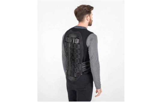 Kamizelka z protektorem pleców KNOX TRACK VEST czarny szary