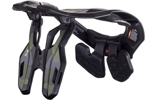 Ochraniacz karku LEATT 4.5 NECK BRACE CAMO czarny zielony fluo