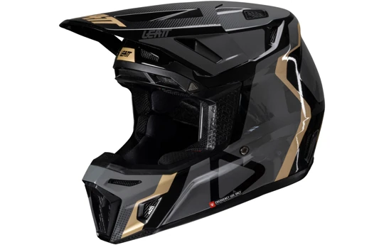 Kask cross z goglami LEATT KIT MOTO 8.5 ROYAL BLUE/RED niebieski czerwony