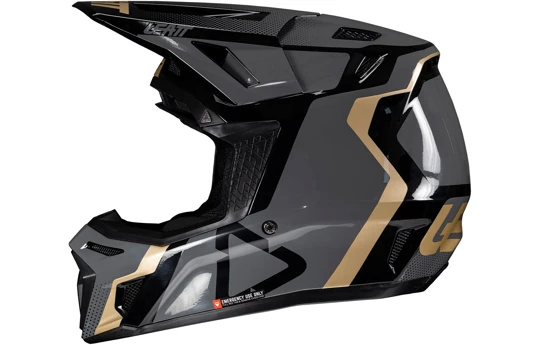 Kask cross z goglami LEATT KIT MOTO 8.5 ROYAL BLUE/RED niebieski czerwony