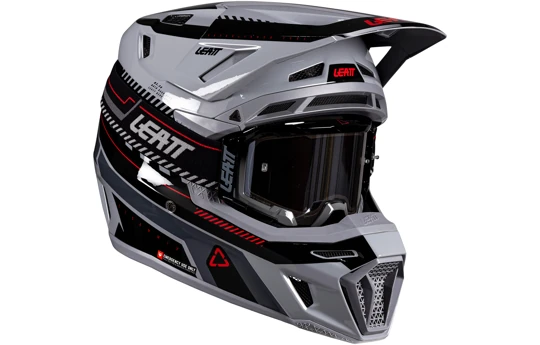 Kask cross z goglami LEATT KIT MOTO 8.5 ROYAL BLUE/RED niebieski czerwony
