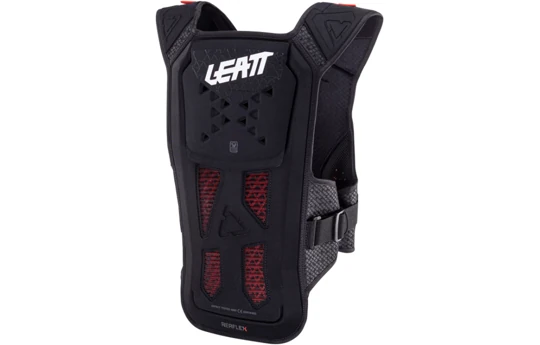 Koszulka z ochraniaczami LEATT REAFLEX BLACK czarny