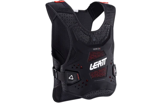 Koszulka z ochraniaczami LEATT REAFLEX BLACK czarny