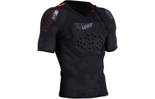 Koszulka z ochraniaczami LEATT TEE REAFLEX STEALTH czarny