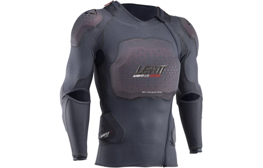 Koszulka z ochraniaczami LEATT 3DF AIRFIT LITE EVO STEALTH szary
