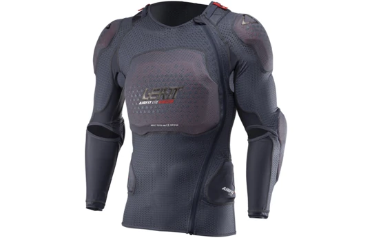 Koszulka z ochraniaczami LEATT 3DF AIRFIT LITE EVO STEALTH szary