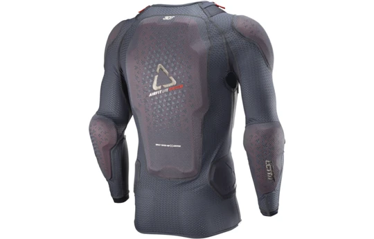 Koszulka z ochraniaczami LEATT 3DF AIRFIT LITE EVO STEALTH szary