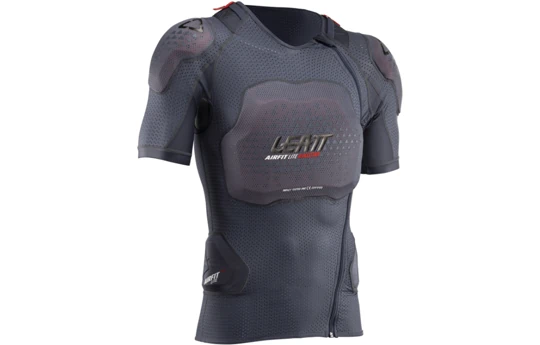 Koszulka z ochraniaczami LEATT 3DF AIRFIT LITE EVO STEALTH szary