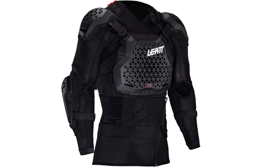 Koszulka z ochraniaczami LEATT 2.5 BLACK czarny