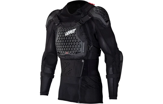 Koszulka z ochraniaczami LEATT 2.5 BLACK czarny
