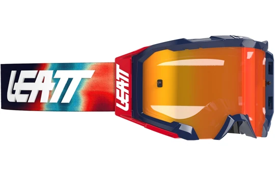 Gogle motocyklowe LEATT VELOCITY 5.5 IRIZ PURPLE SZYBA BLUE fioletowy niebieski