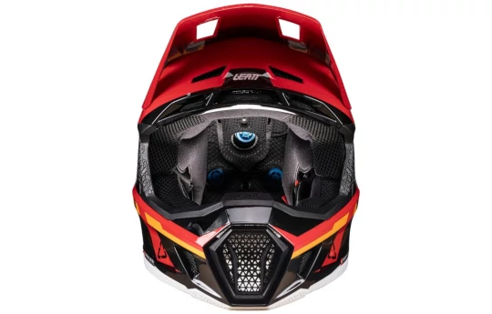 Kask cross z goglami LEATT KIT MOTO 7.5 RED czerwony