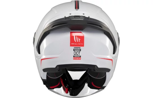 Kask otwarty MT COSMO SV SOLID GLOSS WHITE biały
