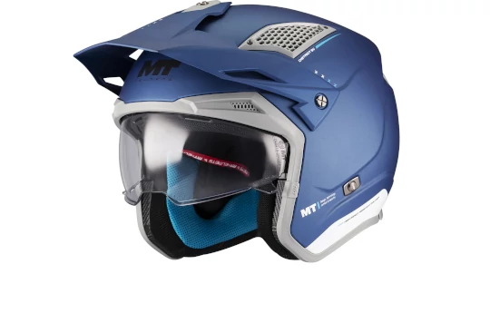Kask otwarty MT DISTRICT SV S SOUL A2 GLOSS biały