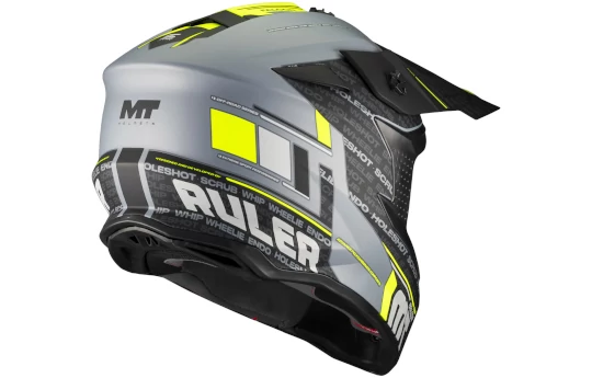 Kask cross MT FALCON S PURE A1 MATT czarny mat