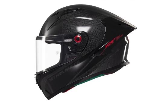 Kask integralny MT KRE+ S SOLID GLOSS CARBON/BLACK czarny