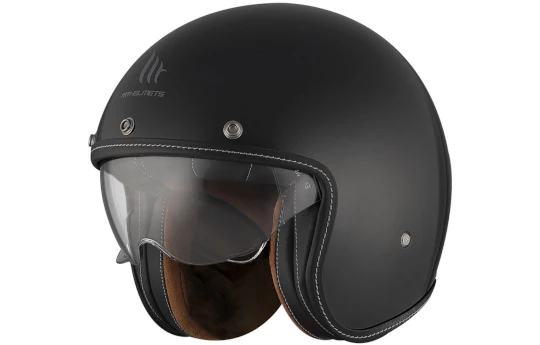 Kask otwarty MT LE MANS 2 SV S SOLID GLOSS BLACK czarny