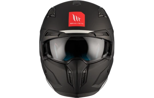 Kask otwarty MT STREETFIGHTER SV S SOLID MATT BLACK czarny mat