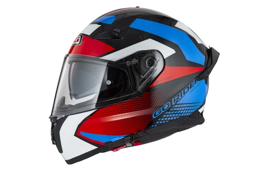 Kask integralny NZI GO RIDER STREAM DUO MATT BLACK czarny mat