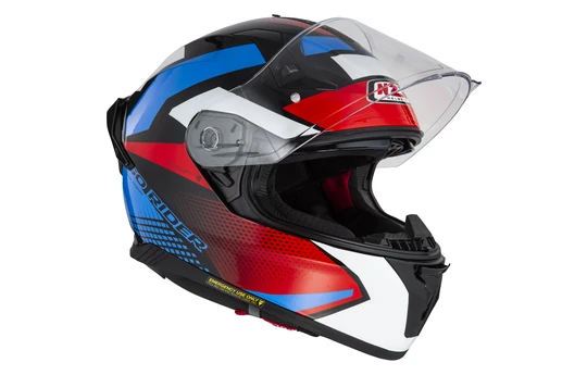 Kask integralny NZI GO RIDER STREAM DUO MATT BLACK czarny mat