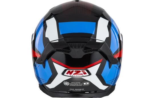 Kask integralny NZI GO RIDER STREAM DUO MATT BLACK czarny mat