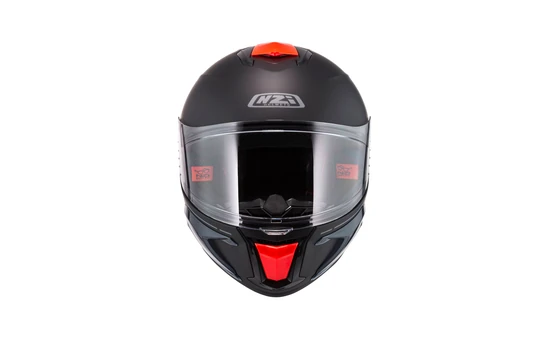 Kask integralny NZI WAKE STREAM CYBER BLACK RED MATT czarny czerwony
