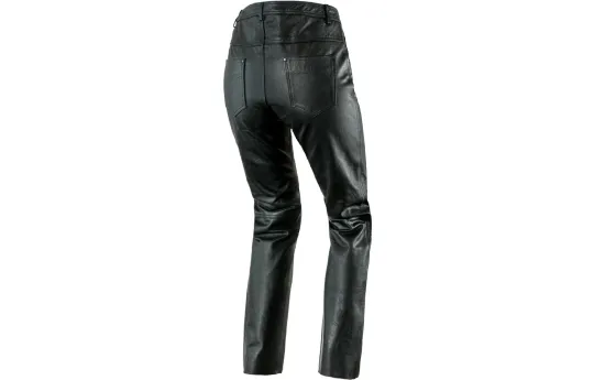 Spodnie skórzane OZONE DAFT BLACK czarny