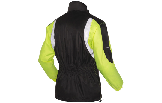 Kurtka przeciwdeszczowa OZONE MARIN BLACK/FLUO YELLOW czarny żółty fluo