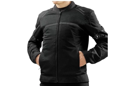 Kurtka tekstylna OZONE NEO AIR BLACK/FLO YELLOW czarny żółty fluo