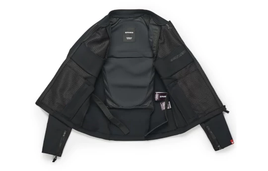 Kurtka tekstylna damska PANDO MOTO STEALTH LADY BLACK czarny