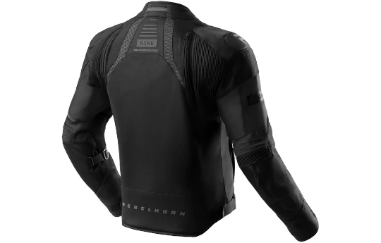 Kurtka tekstylna REBELHORN BORG II BLACK/GREY/RED czarny szary czerwony
