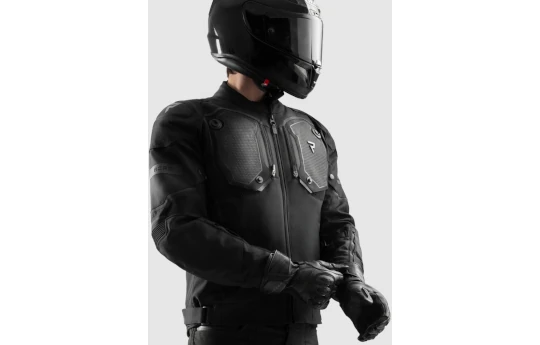 Kurtka tekstylna REBELHORN BORG II BLACK/GREY/RED czarny szary czerwony