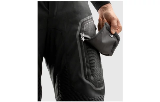 Spodnie tekstylne REBELHORN BORG II LONG BLACK czarny