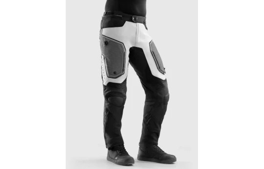 Spodnie tekstylne REBELHORN BORG II BLACK/GREY czarny szary