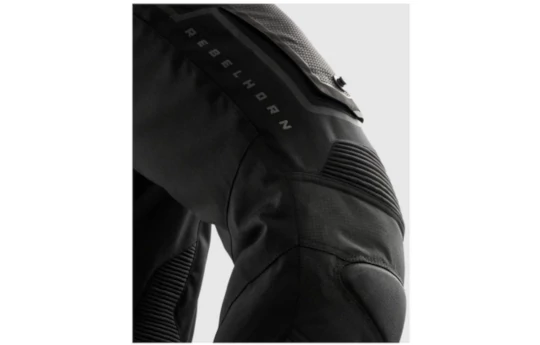 Spodnie tekstylne REBELHORN BORG II LONG BLACK czarny