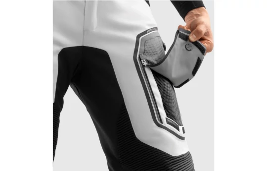 Spodnie tekstylne REBELHORN BORG II BLACK/GREY czarny szary