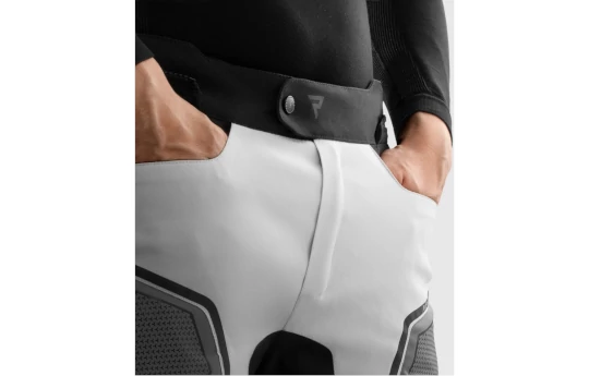 Spodnie tekstylne REBELHORN BORG II BLACK/GREY czarny szary
