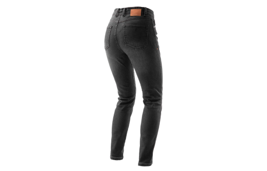 Jeansy motocyklowe damskie REBELHORN BRONCO MONOLAYER LADY WASHED BLACK czarny