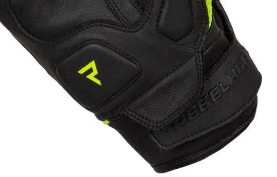 Rękawice miejskie REBELHORN GAP II BLACK/GREY/FLO YELLOW czarny szary żółty fluo