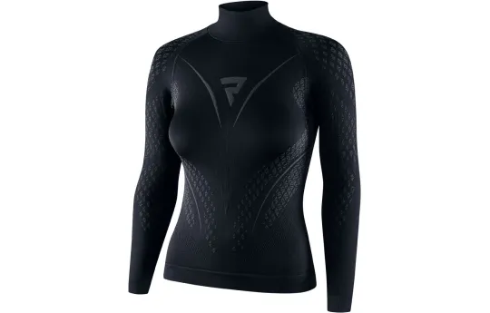 Koszulka termoaktywna damska REBELHORN THERM II LADY BLACK/GREY czarny szary