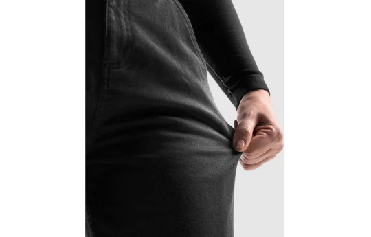 Jeansy motocyklowe damskie REBELHORN FASTER LADY BLACK czarny