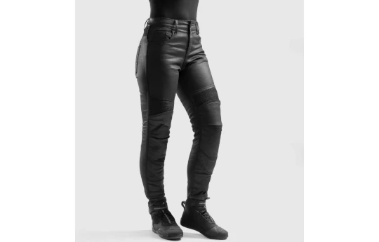 Jeansy motocyklowe damskie REBELHORN ROXY BLACK czarny