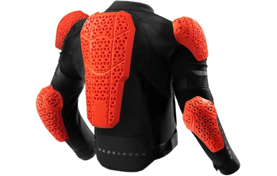 Kurtka tekstylna REBELHORN VANDAL 2 AIR BLACK/RED czarny czerwony