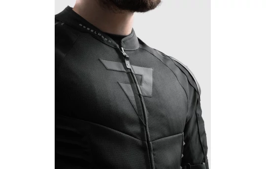 Kurtka tekstylna REBELHORN VANDAL 2 AIR BLACK/RED czarny czerwony