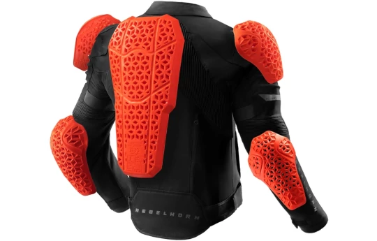 Kurtka tekstylna REBELHORN VANDAL 2 BLACK czarny