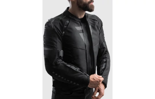 Kurtka tekstylna REBELHORN VANDAL 2 BLACK czarny