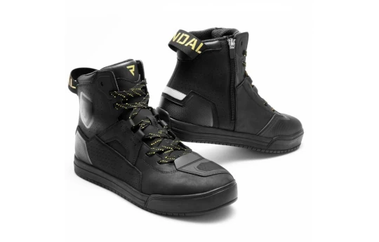 Trampki motocyklowe damskie REBELHORN VANDAL II LADY BLACK/GOLD czarny złoty